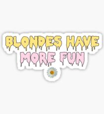 Blondes Have More Fun Sticker