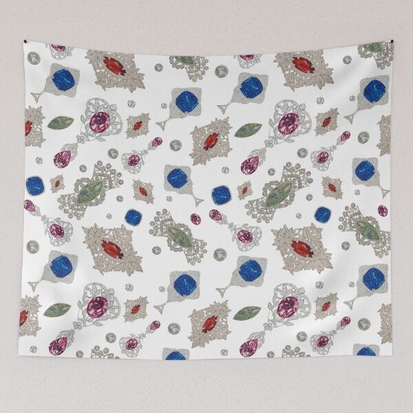 Item preview, Diamonds Are A Girl's Best Friend White designed and sold by Debrafarrellart.