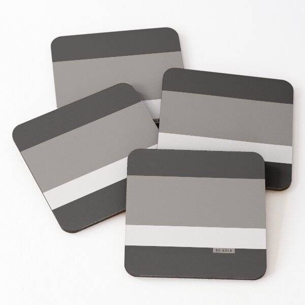 Item preview, Gray and Black Modern Bold Stripes designed and sold by Eurokollektiv.