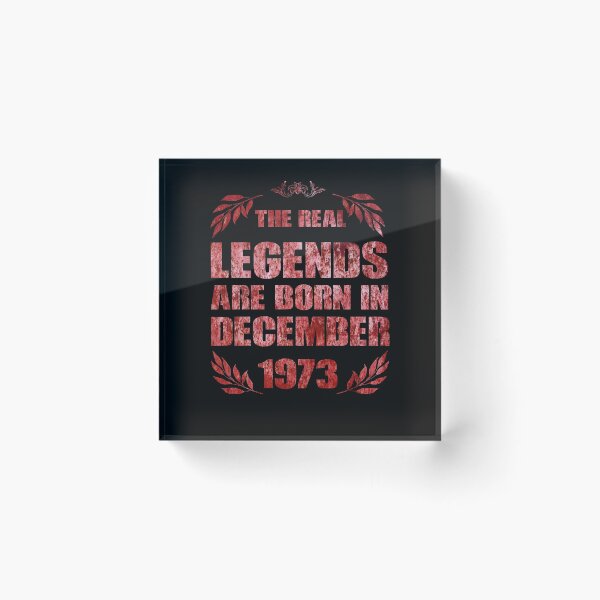 Item preview, The Real Legends are Born in December 1973 designed and sold by LoomLight.