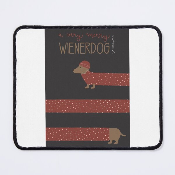 Item preview, a very merry wienerdog to everyone designed and sold by plakativ.