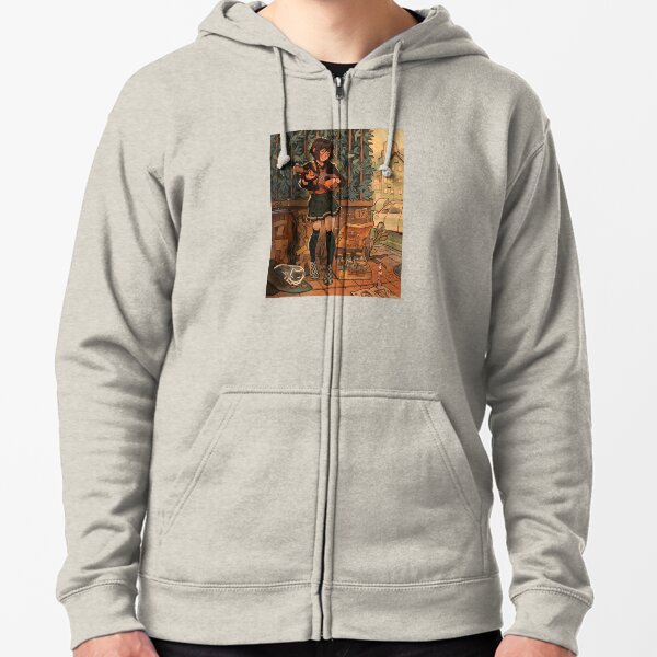 Beautiful Girl Singer Zipped Hoodie