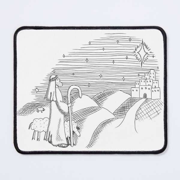 Item preview, Thrill of Hope | Shepherd in Bethlehem at Christmas designed and sold by Zab Butler Design.