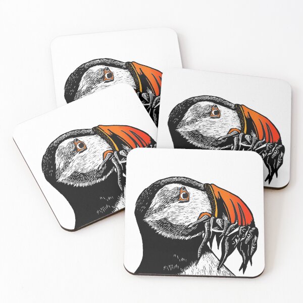 Item preview, Puffin head designed and sold by SubmergeArt.
