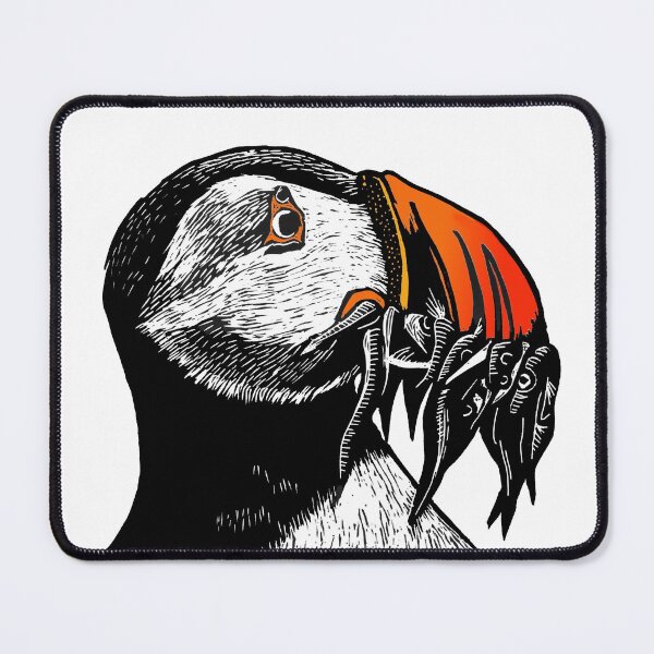 Item preview, Puffin head designed and sold by SubmergeArt.