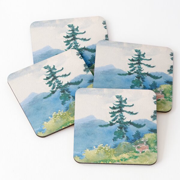Item preview, Watercolor Painting North Woods Club, Adirondacks (The Interrupted Tete-a-Tete) (1892) by Winslow Homer designed and sold by Designedbysm.