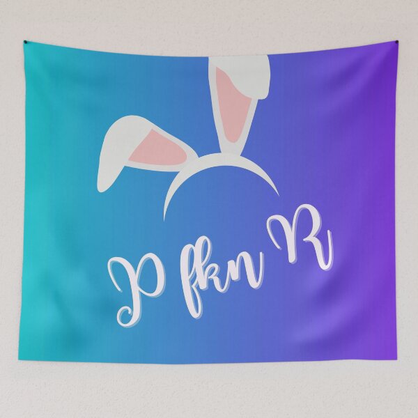 Item preview, Bad bunny's P fkn R design logo designed and sold by silveregale.