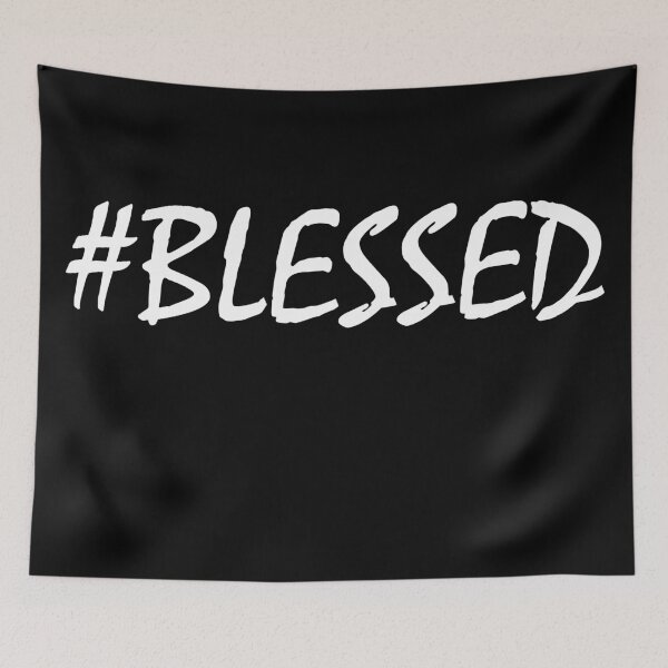 Item preview, #Blessed | Inspirational T-shirt designed and sold by Bend-The-Trendd.