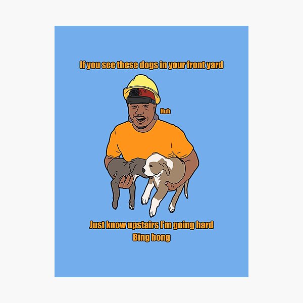 "If You See These Dogs In Your Front Yard" Photographic Print by