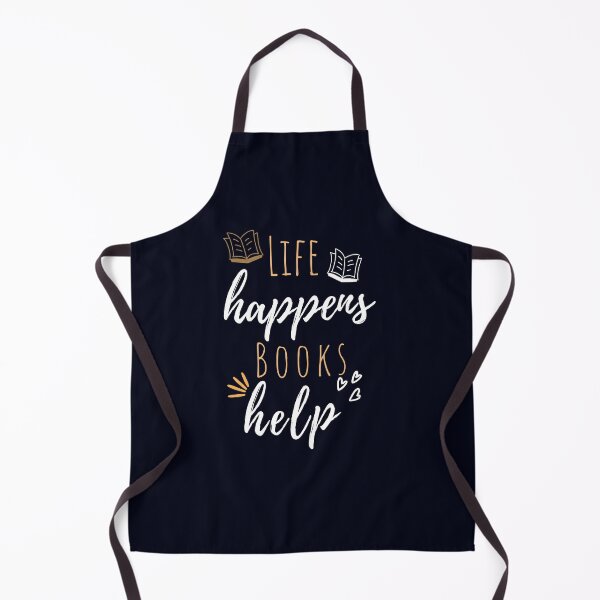 Item preview, Life Happens, Books Help designed and sold by The Bookworm Store.