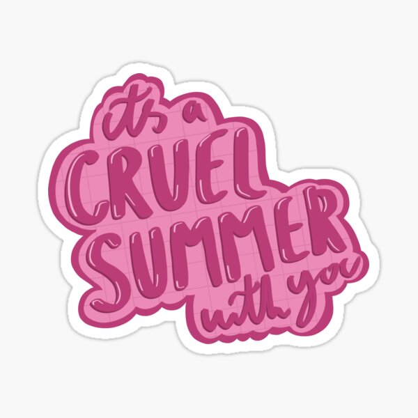 Made my first ever sticker for my water bottle! Had to represent Cruel  Summer😎☀️ : r/TaylorSwift