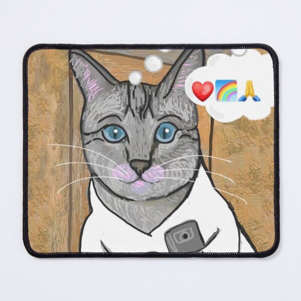 Item preview, Little Cat on the phone messenger by Miguel Matos Official designed and sold by MiguelMatosArt.