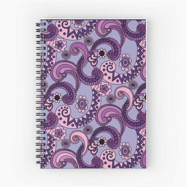 Item preview, Pattern mandala navy flowers  designed and sold by karimaK-71.