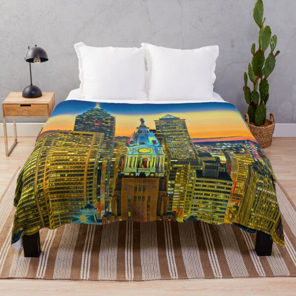Item preview, Philadelphia at Night Pennsylvania designed and sold by Sofia-Draws.