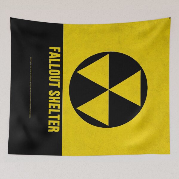 Item preview, Fallout Shelter - Reproduced Metal Sign - Grungy Version designed and sold by Tree45.