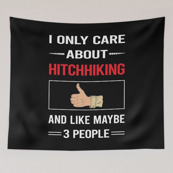 Item preview, Funny 3 People Hitchhiking Hitchhiker designed and sold by DougPoulos.