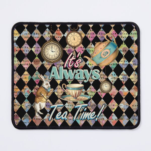 Item preview, It's Always Tea Time! - Colorful Watercolor - Alice In Wonderland designed and sold by maryedenoa.