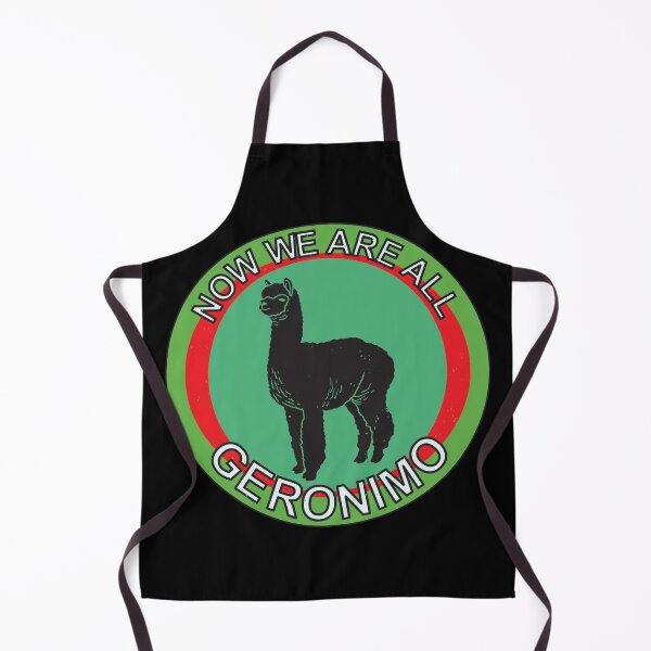 Item preview, Now We Are All Geronimo Alpaca designed and sold by Gerard Fay.