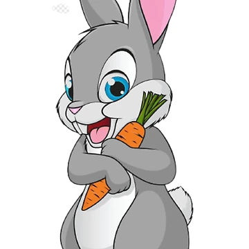 Artwork thumbnail, Cute Rabbit by Robbie101