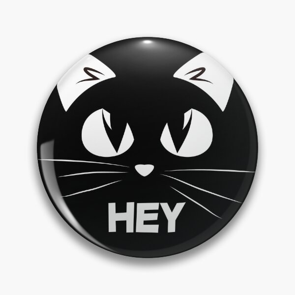 Item preview, cat says hey designed and sold by easyshop1.