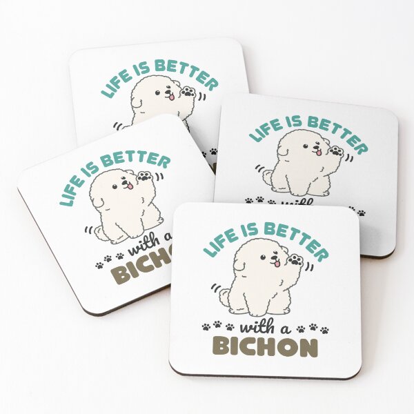 Item preview, Life is Better with a Bichon Frise designed and sold by jaygo.