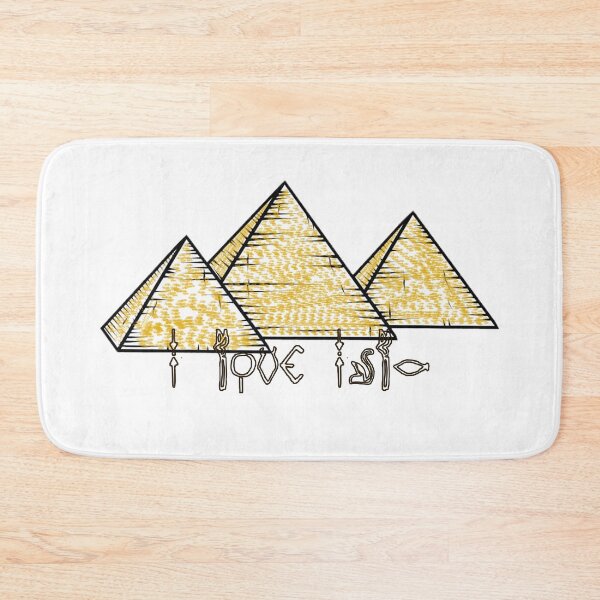 Item preview, " I Love Isla " In Hieroglyphics / Egyptian Hieroglyphics And Pyramids / Valentines Day New Year Birthday And Christmas Gift For Your Lover designed and sold by Man Of Pixels.