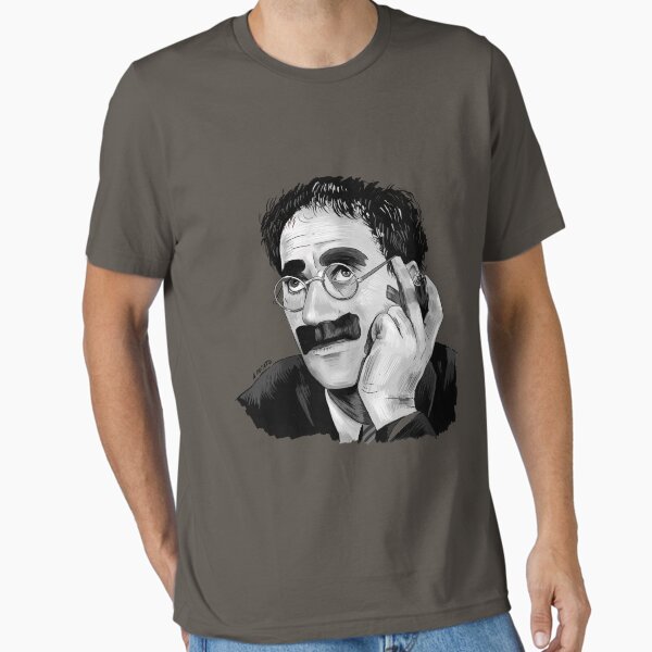 Groucho Marx Portrait Illustration by Burro Essential T-Shirt