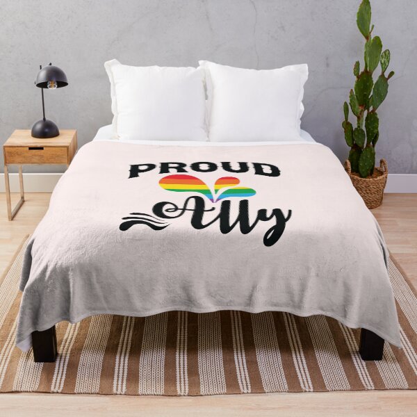 Item preview, Proud Ally Rainbow Colors designed and sold by Solidarityandco.