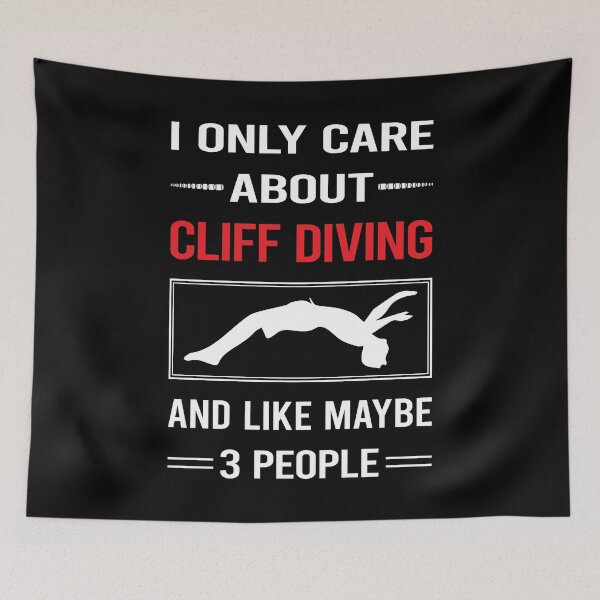Item preview, Funny 3 People Cliff Diving designed and sold by FifineCroteau.