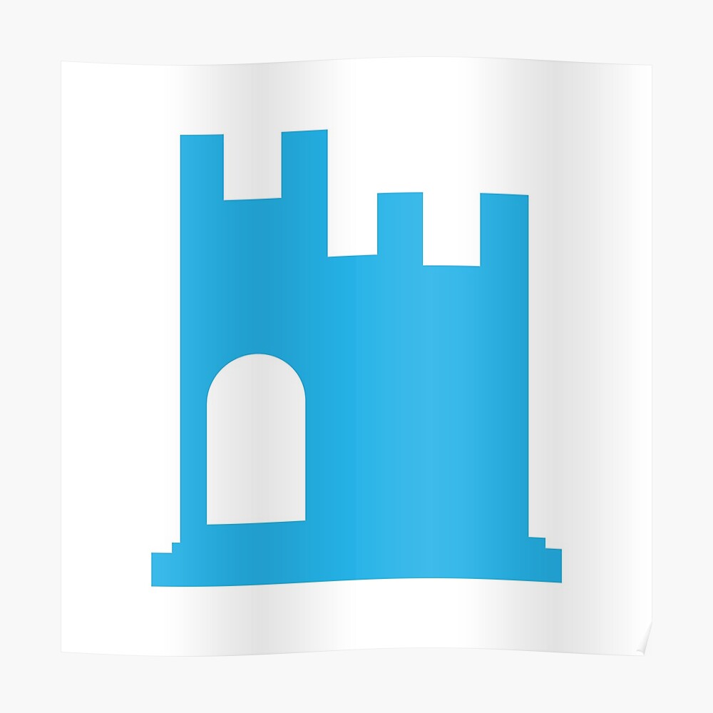 Fort Symbol On Map Map Symbol – Castle Or Fort" Poster By Avengingmeteor | Redbubble