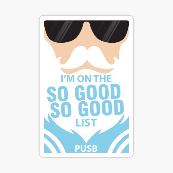 So Good So Good List Sticker