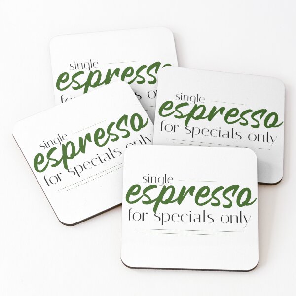 Item preview, single espresso for specials only designed and sold by qofebean.