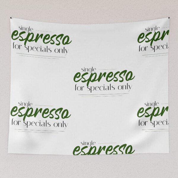 Item preview, single espresso for specials only designed and sold by qofebean.