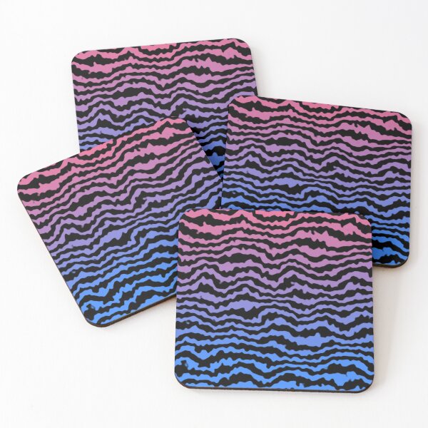 Item preview, Black Line on purple and pink Turing Pattern Alan Turing Abstract  designed and sold by SeemDev786.