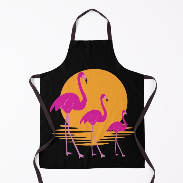 Item preview, Pink Flamingo's on orange sunset designed and sold by GaryDobson.