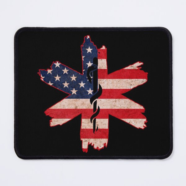 Item preview, Star Of Life Vintage US Flag designed and sold by Designs By David.