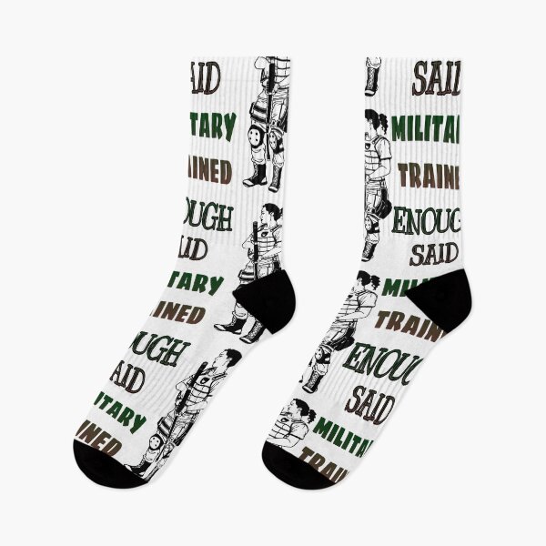 Item preview, Military Trained Enough Said designed and sold by sibrina1.