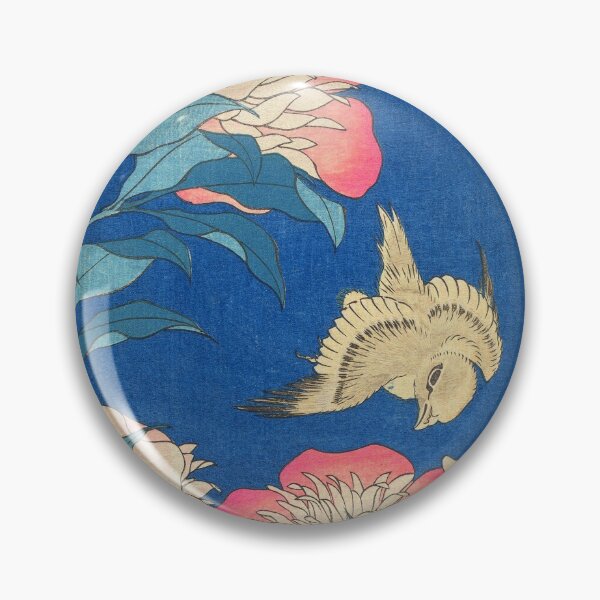 Item preview, Japanese flowers and bird designed and sold by Byfab.