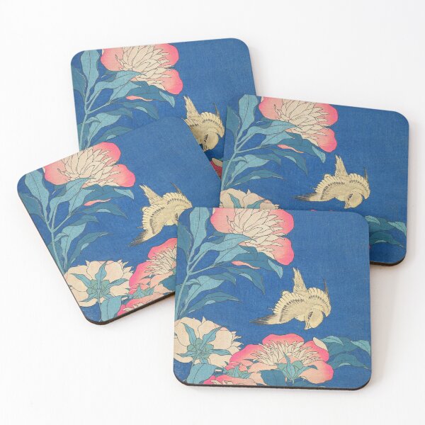 Item preview, Japanese flowers and bird designed and sold by Byfab.
