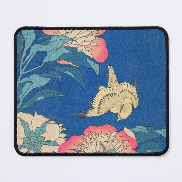 Item preview, Japanese flowers and bird designed and sold by Byfab.