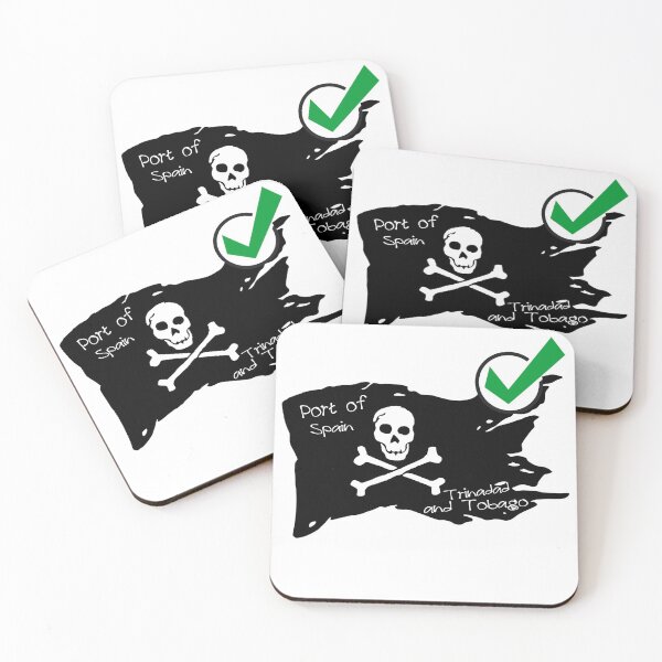 Item preview, Pirate Flag Port Of Spain-Trinidad And Tobago designed and sold by WhereIsTravis.