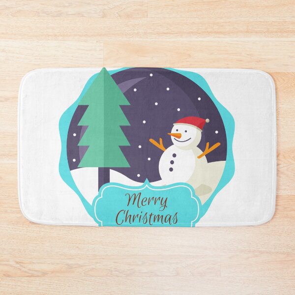 Item preview, Merry Christmas Snowman Framing designed and sold by kucingmaikan.
