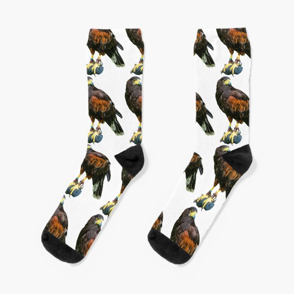 Item preview, Harris Hawk on a bow perch designed and sold by OwlOccasions.