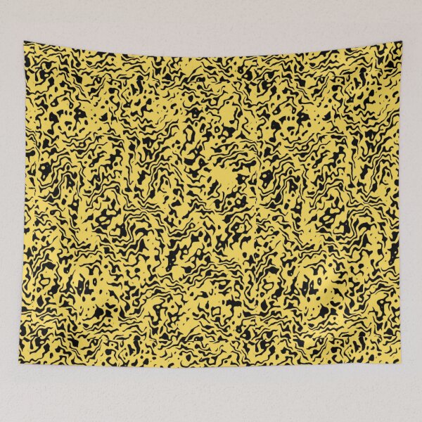 Item preview, Black And Yellow Turing Pattern Alan Turing Abstract  designed and sold by SeemDev786.