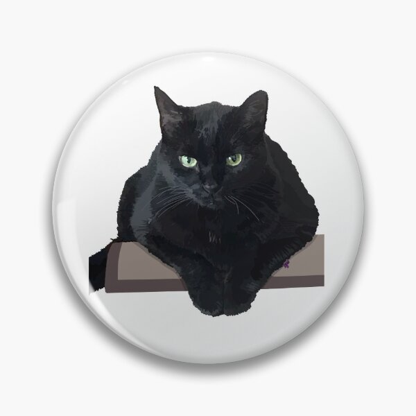 Item preview, Color Block Black Cat designed and sold by doodle-mittens.