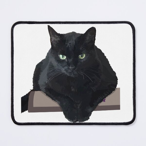 Item preview, Color Block Black Cat designed and sold by doodle-mittens.
