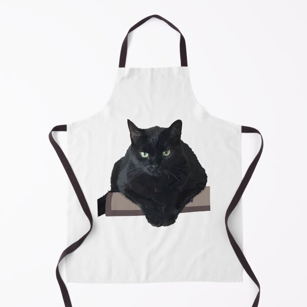 Aperçu de l'œuvre Bloc de couleur chat noir créée et vendue par doodle-mittens.