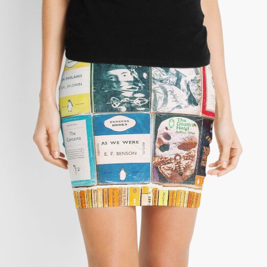 Vintage Books at Southbank Market, London Mini Skirt