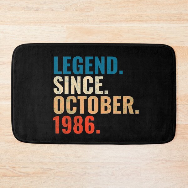 Item preview, Legend Since October 1986 Retro Vintage designed and sold by Teelogic.