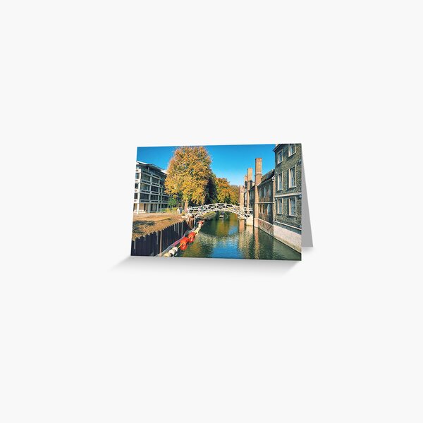 Mathematical Bridge, Cambridge Greeting Card